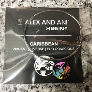 NWT Alex and Ani Colorful Caribbean Charm Bracelet